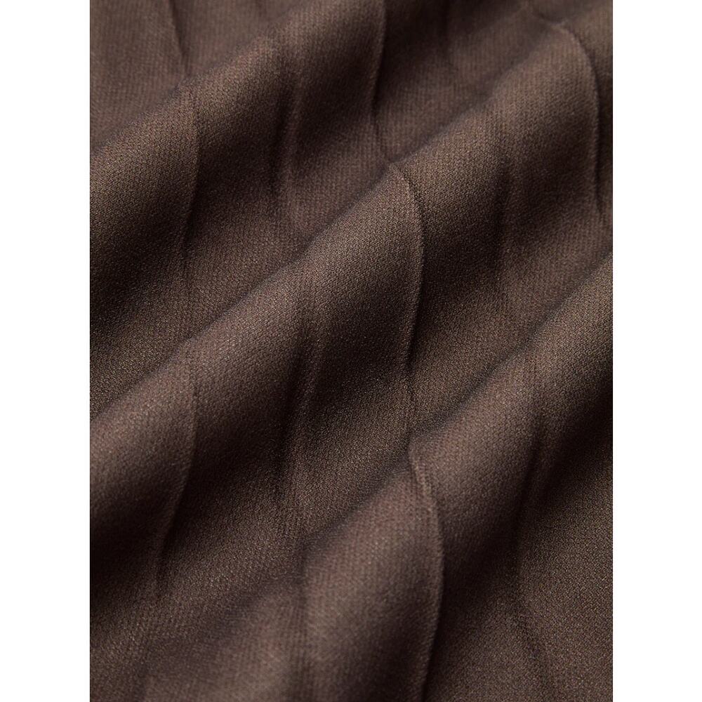 Commense Color Block Pleated Maxi Skirt L 8/10 - NWT - Euro Chic Quiet Luxury - Picture 5 of 7